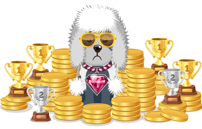 Breed and race dogs in a crypto game