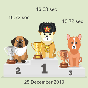 cryptocurrency dog race