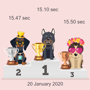 cryptocurrency canine race